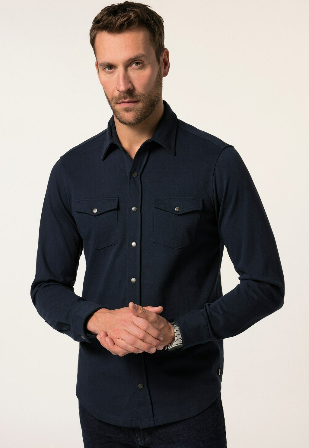 

Рубашка LANGARM KENTKRAGEN MODERN FIT JP1880, темно-синий