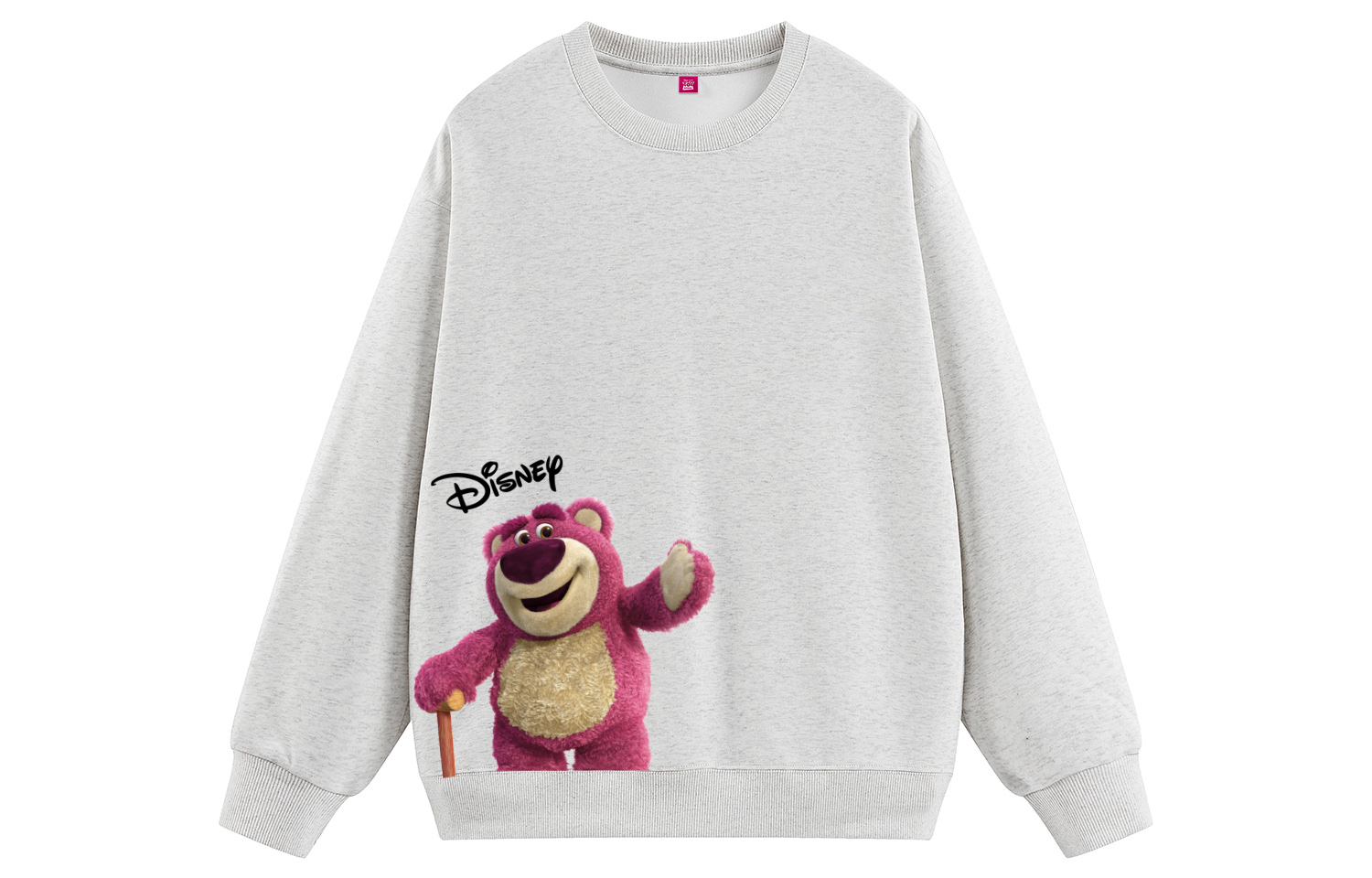 

Толстовка унисекс с круглым вырезом, средней толщины Disney, 花灰色【加绒加厚】