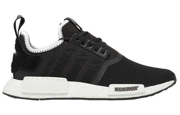 Кроссовки непобедимые x соседство x nmd_r1 Adidas, черный — фото 2