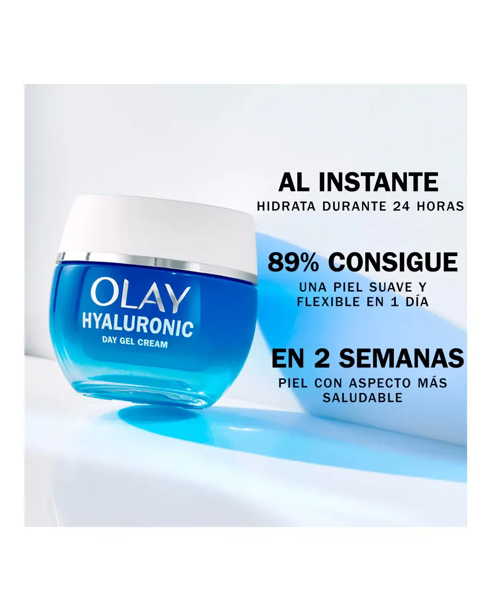 Крем для лица Olay — Дневной увлажняющий с гиалуроновой кислотой, гель, 50 мл — фото 4