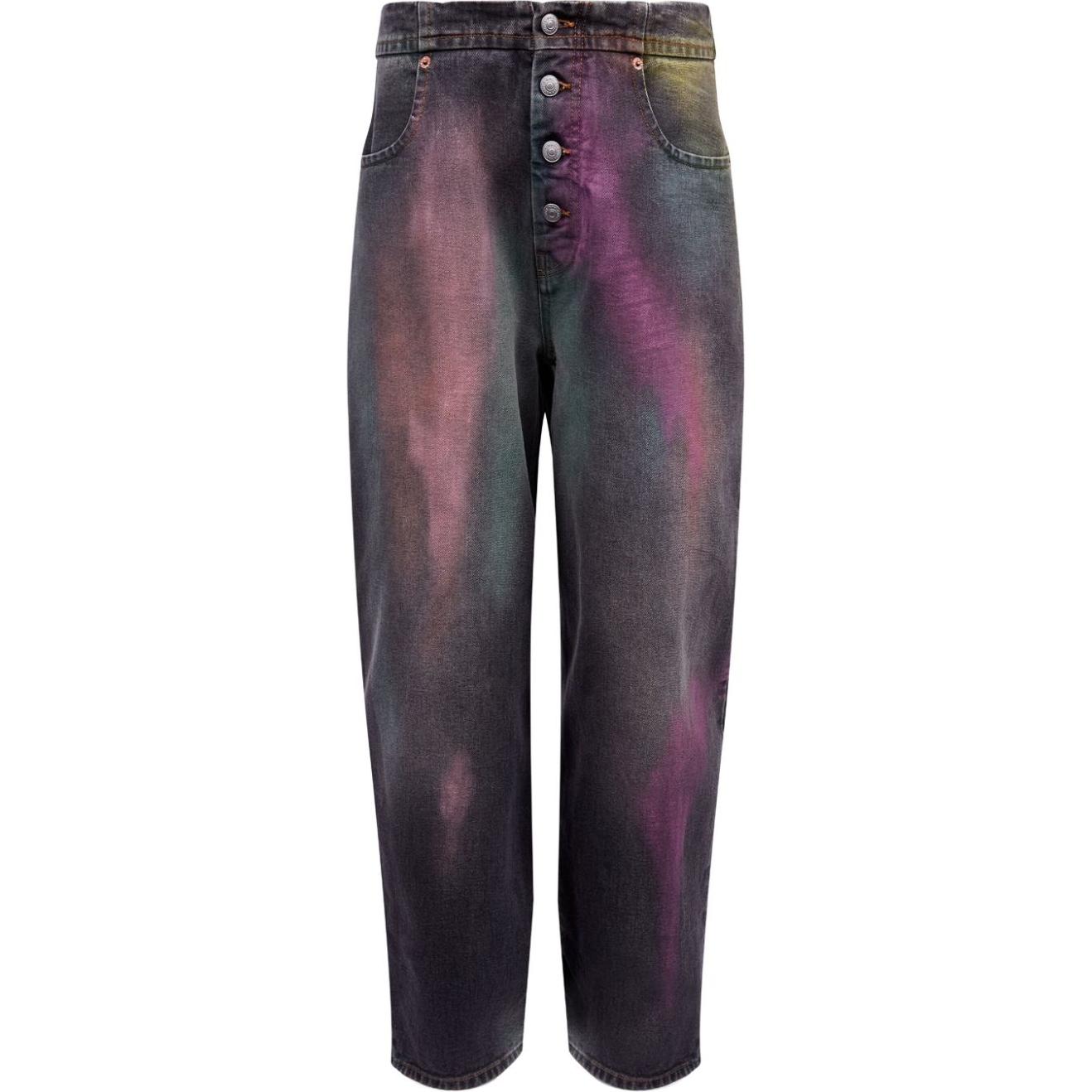 

MM6 Maison Margiela Джинсы прямого кроя с эффектом выбеливания