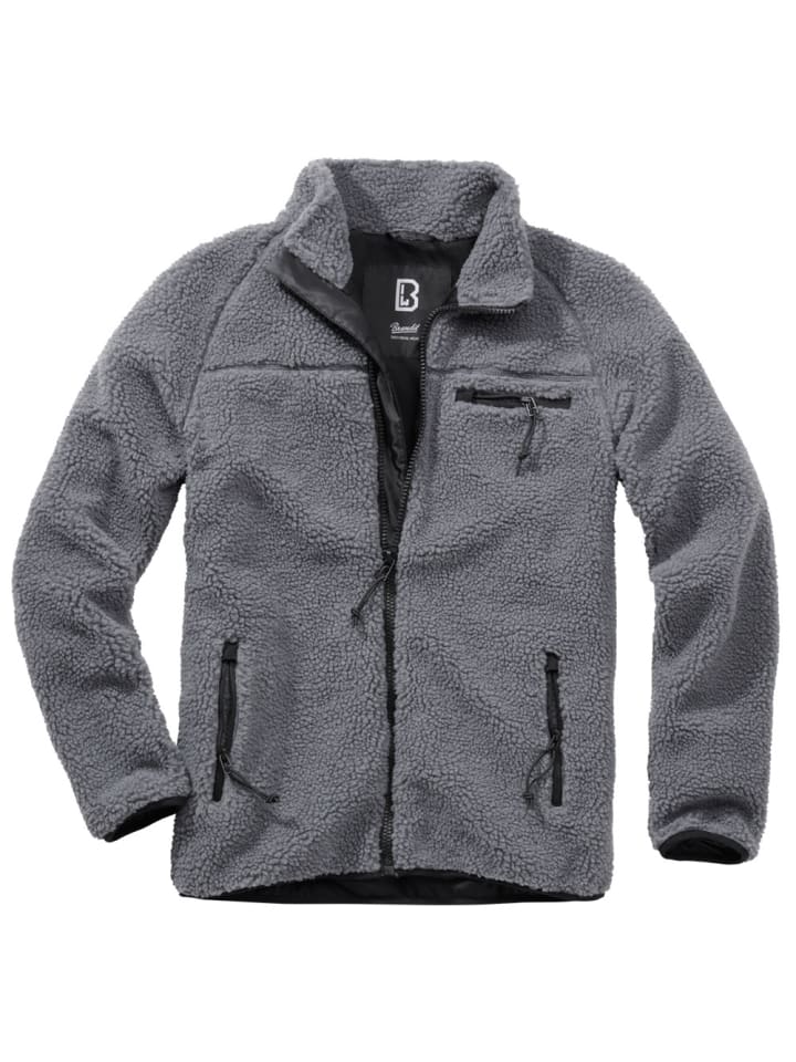 

Флисовая куртка/флисовый свитер Teddy Fleece Jacket серого цвета Brandit
