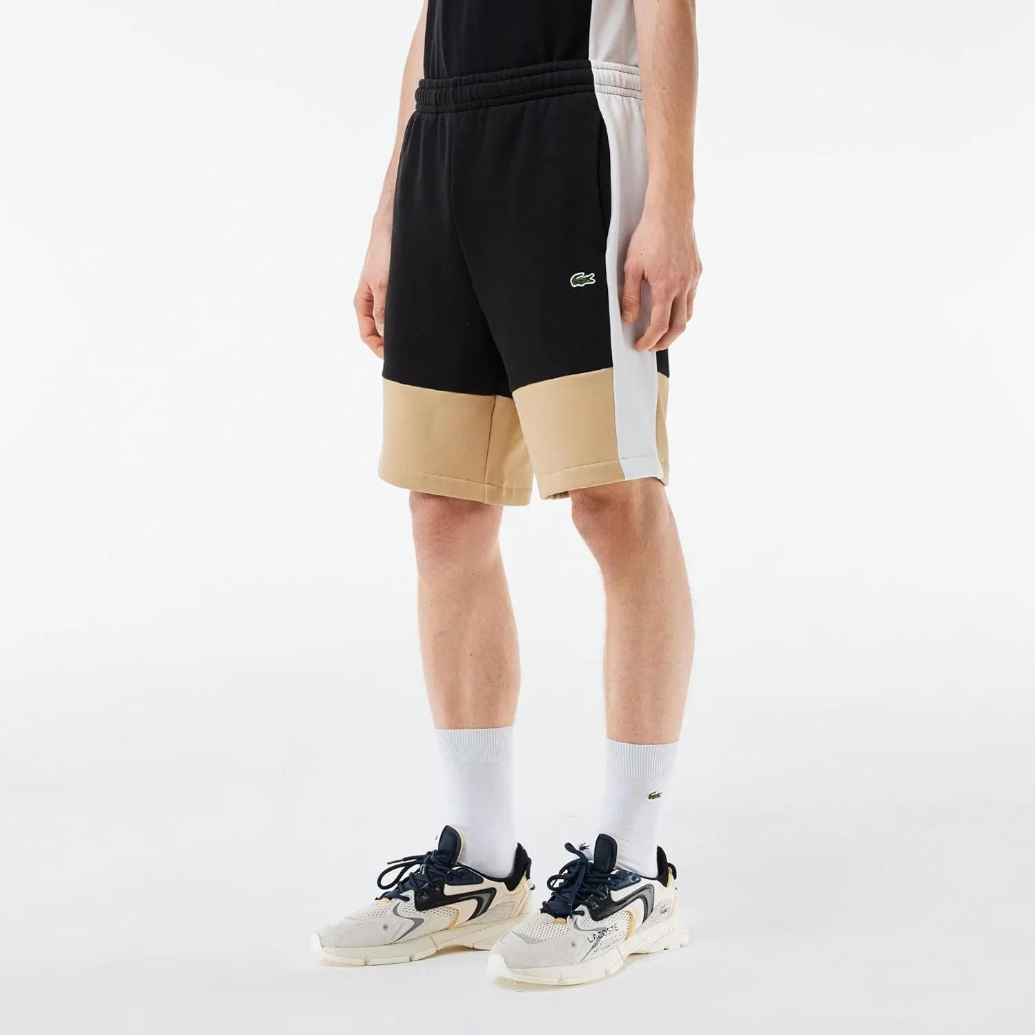 Мужские низкие кроссовки Lacoste L003 Neo 123 1 SMA, Мужская низкая обувь, Off-White — фото 2