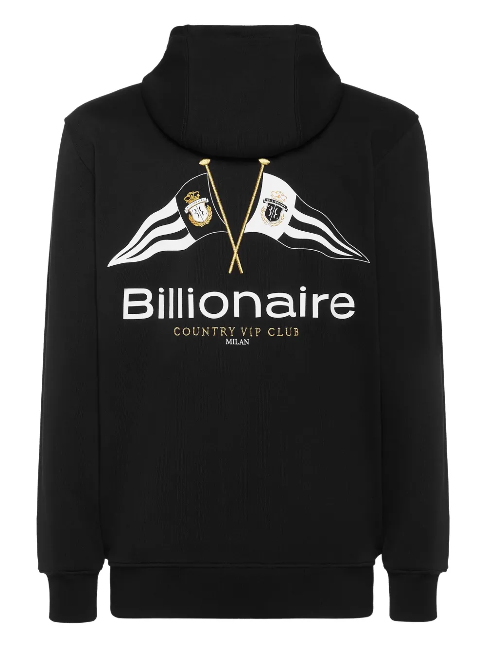 

Худи с логотипом Billionaire, черный