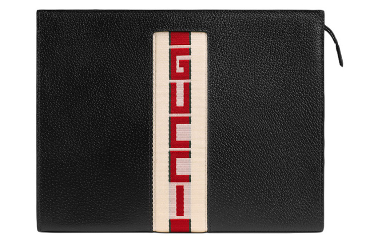 

GUCCI Кожаный клатч мужской черный