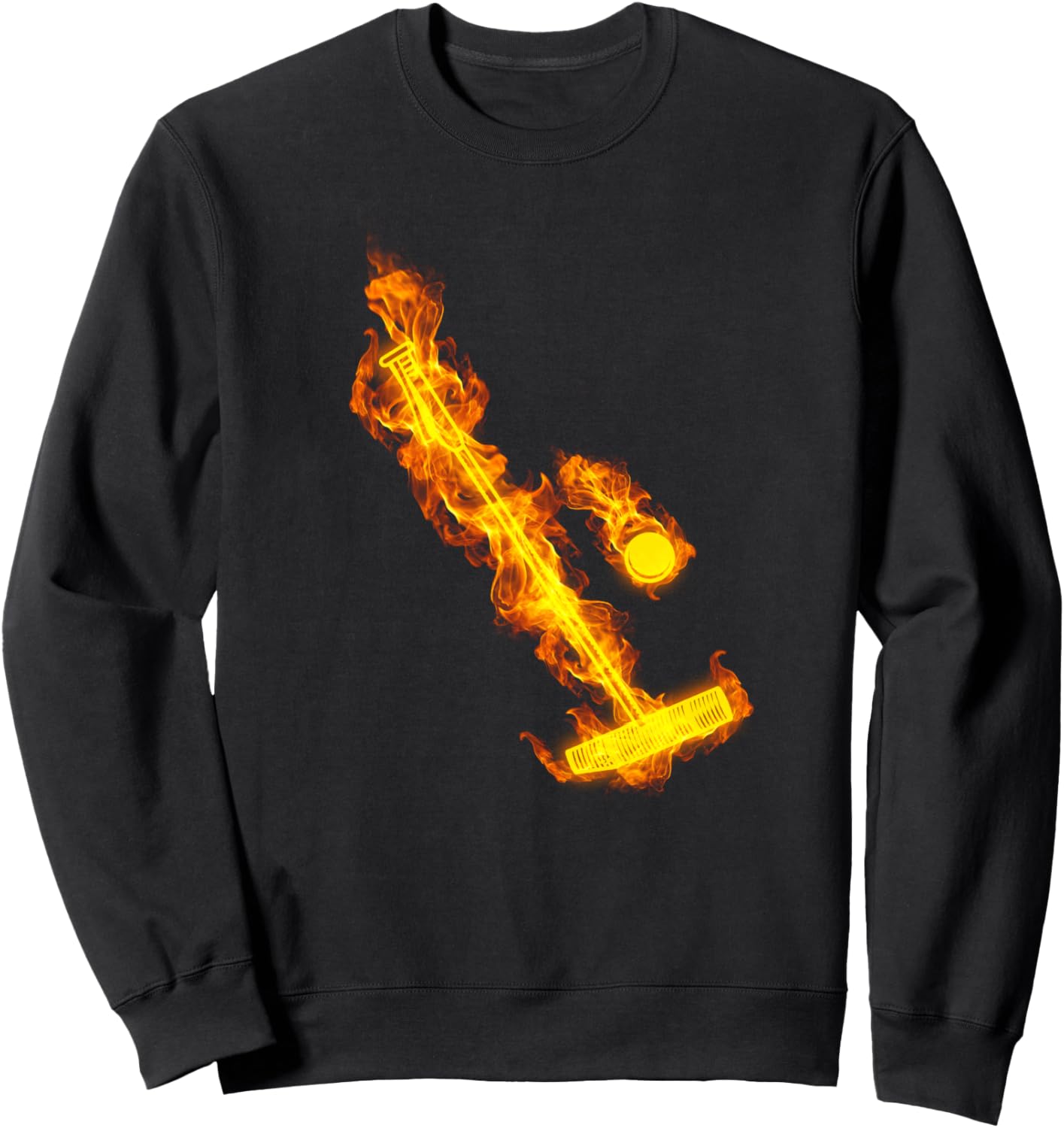 

Футболка для поло с изображением огненной биты и мяча, а также огненного коня Polo Player And Polo Coach Gifts, черный