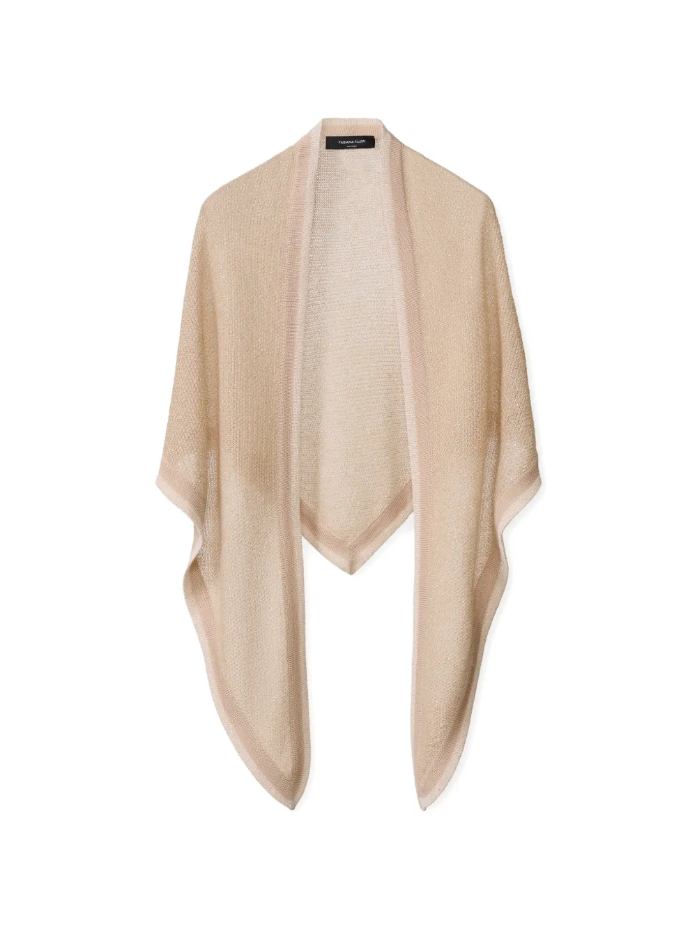 

Шарф с пайетками Fabiana Filippi, бежевый