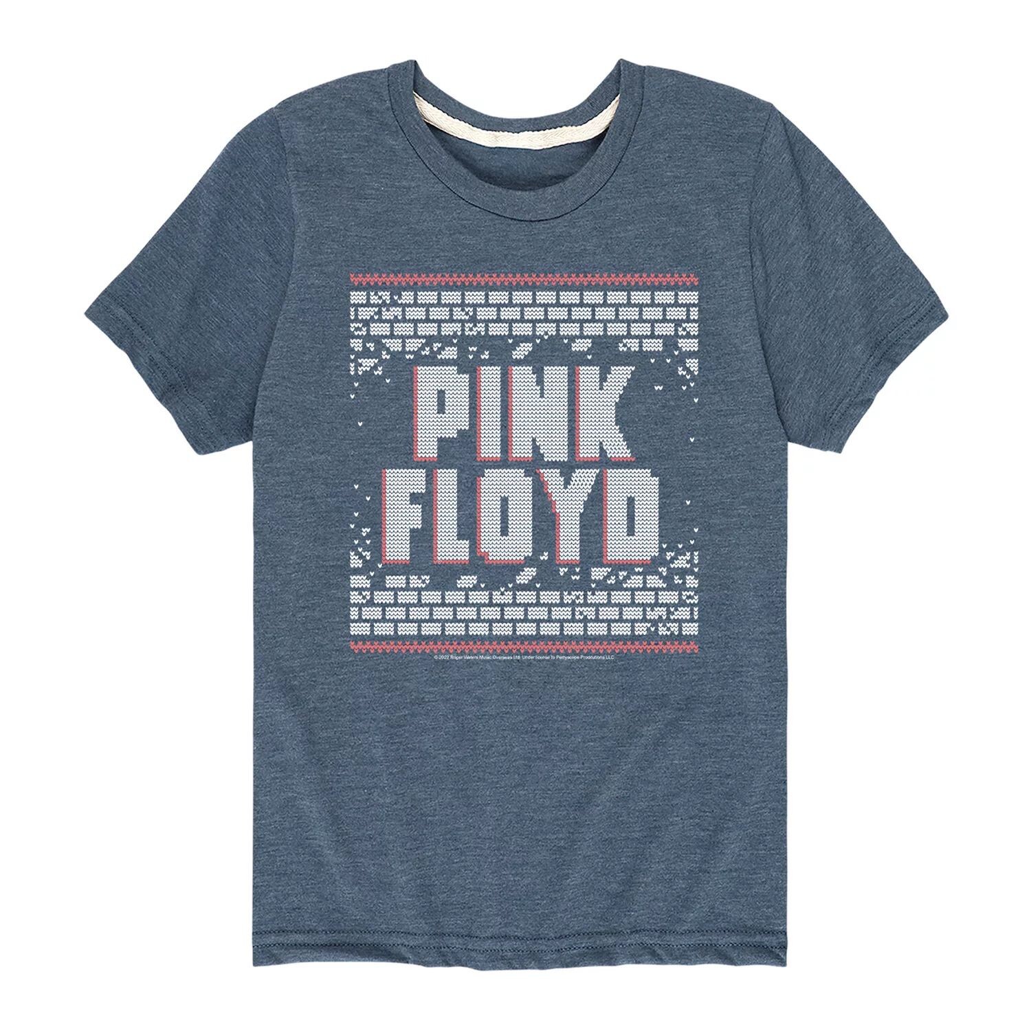 

Футболка Pink Floyd The Wall с праздничным рисунком для мальчиков 8–20 лет Licensed Character, синий