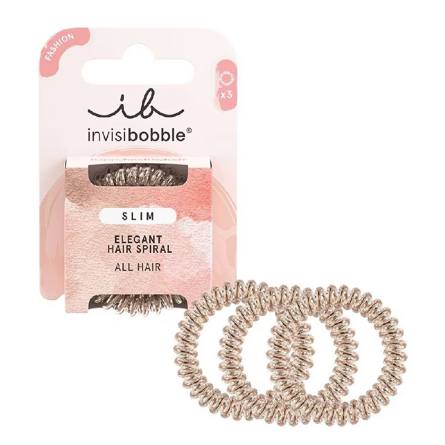 

Invisibobble Тонкие бронзовые Me Pretty 3 шт, Bronze Me Pretty