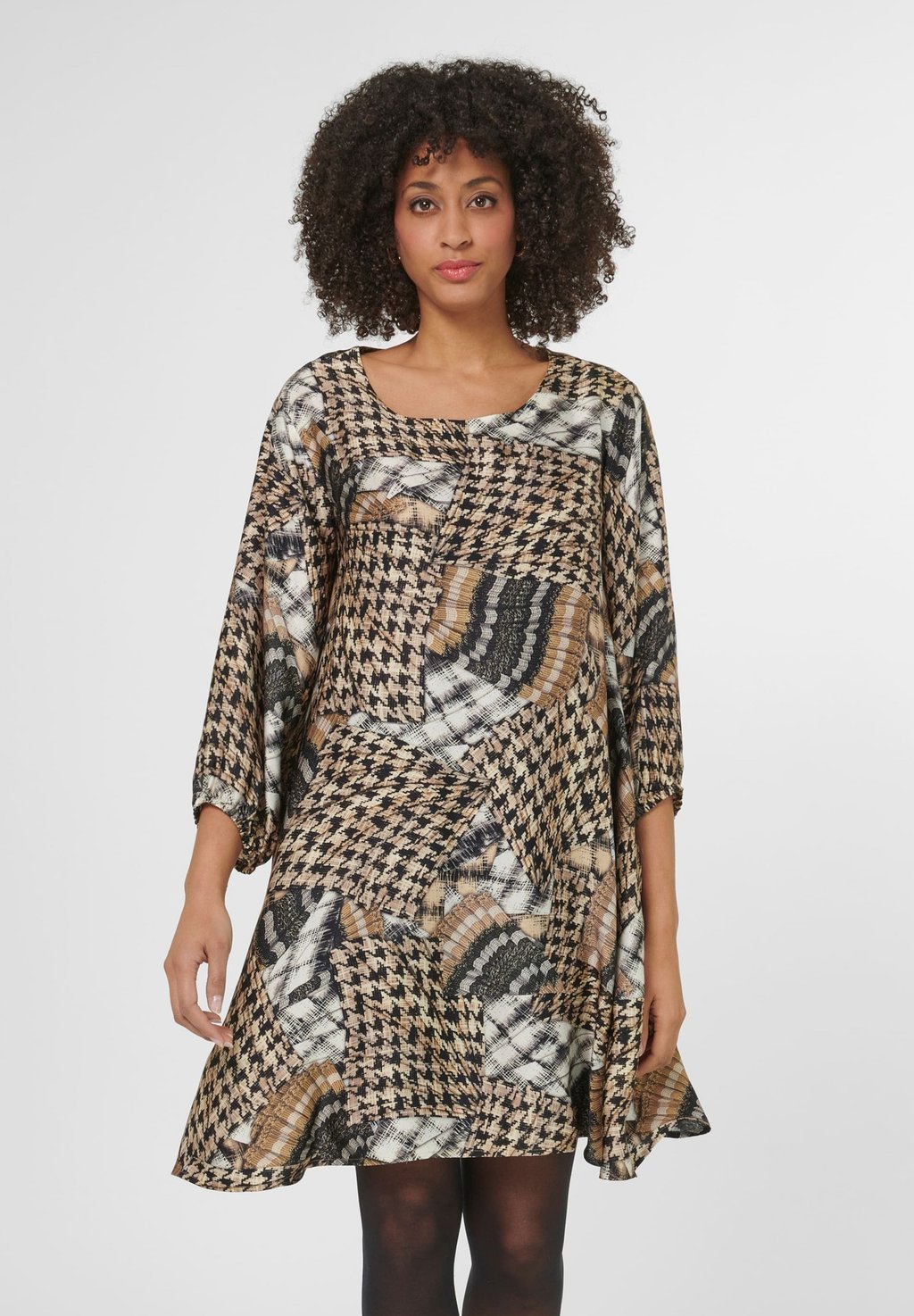 

Повседневное платье SCHMALES JACQUARD IM MUSTERMIX MADELEINE, черный