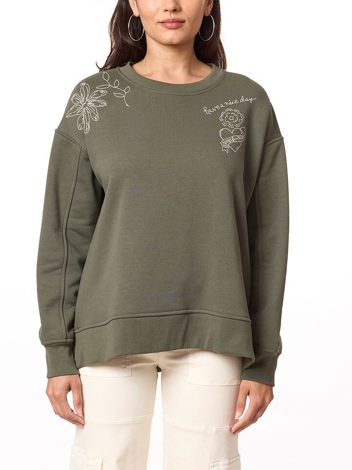 

Толстовка Scotch & Soda Sweatshirt, хаки