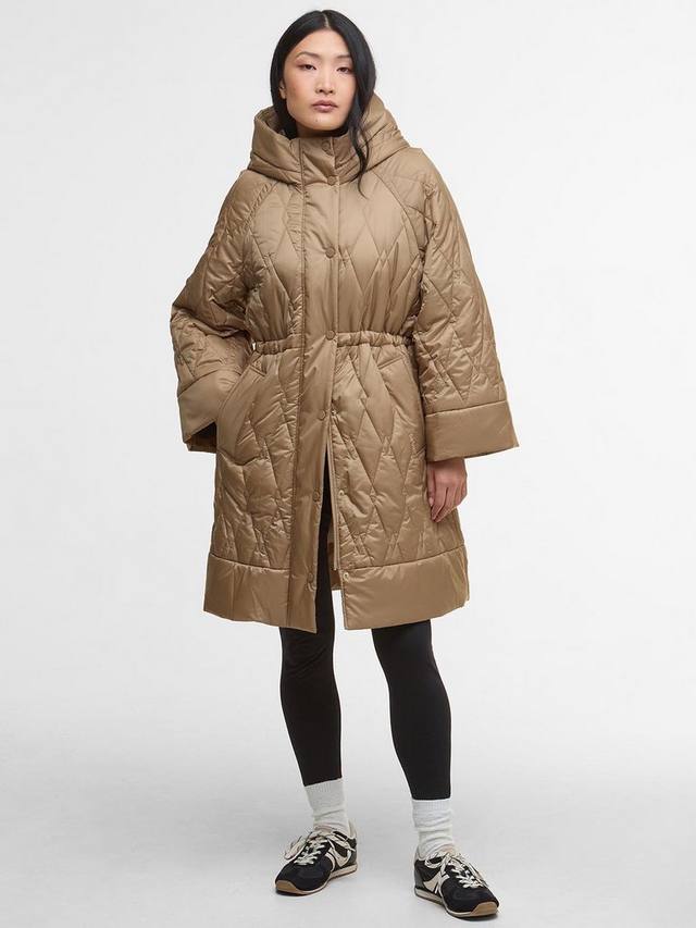 

Стеганая куртка Celina Barbour, Military Brown/Tartan