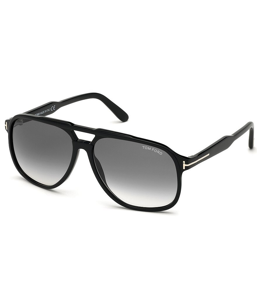 

Мужские солнцезащитные очки-навигаторы TOM FORD Raoul 62 мм, черный