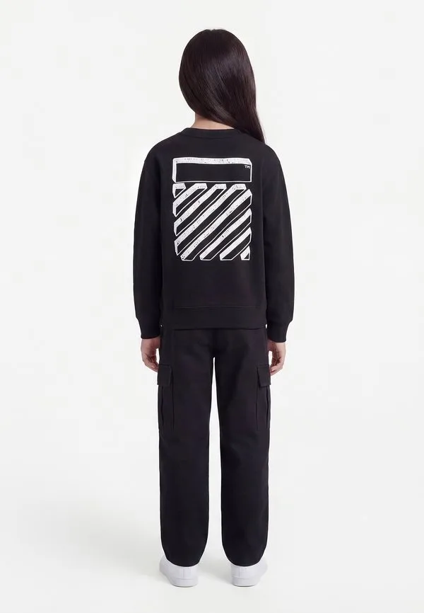 Футболка с круглым вырезом и рисунком в виде каракулей Off-White, Black — фото 2