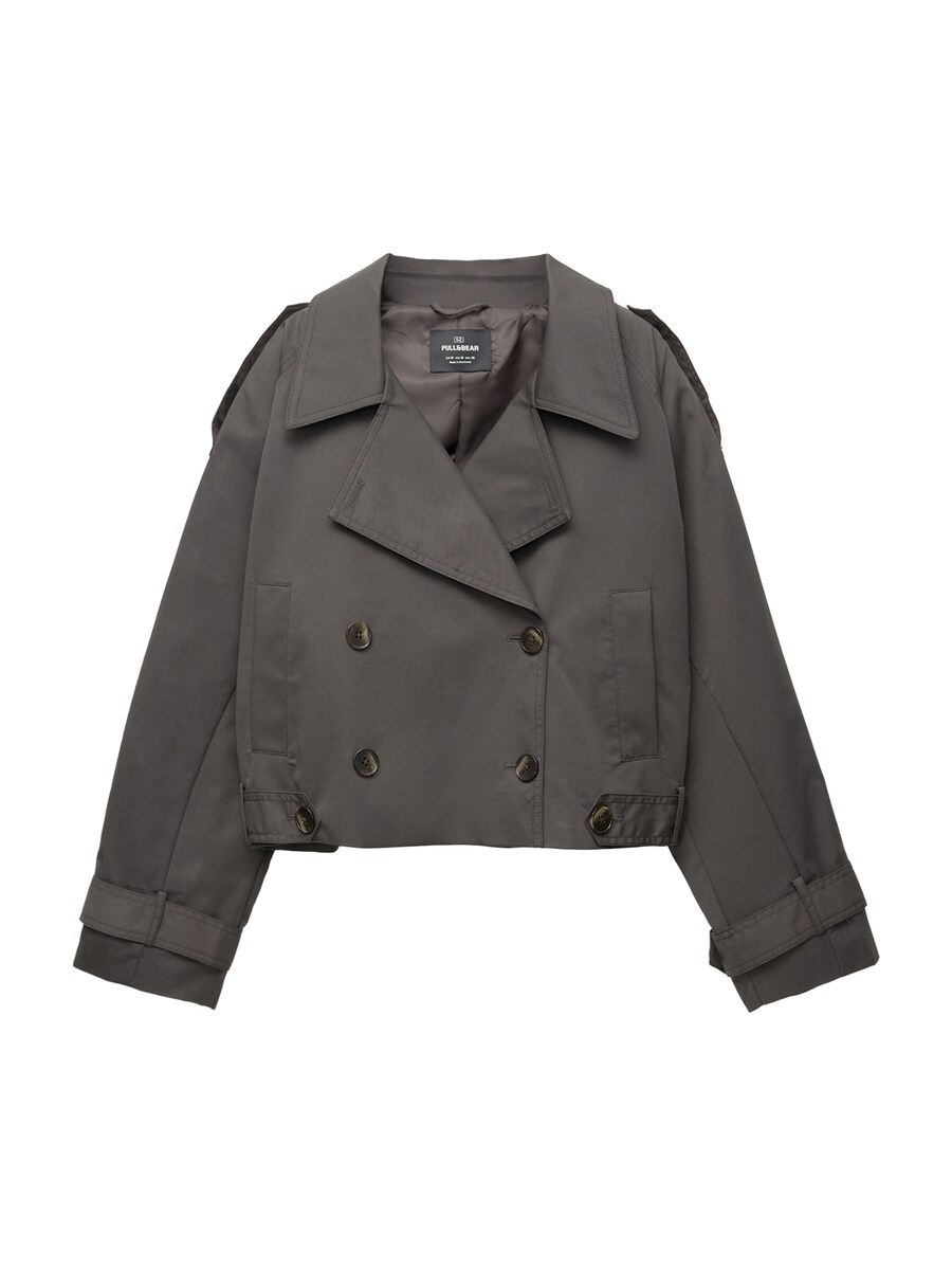 

Куртка межсезонная Pull&Bear, темно-серый