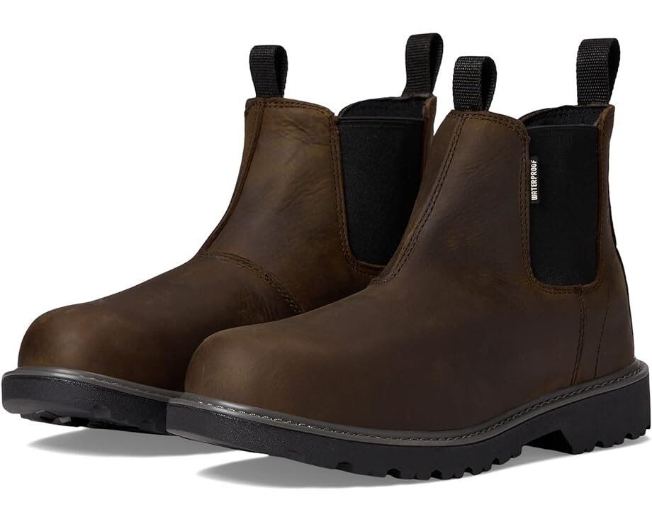 

Ботинки Wolverine Floorhand Waterproof Romeo, цвет Dark Brown