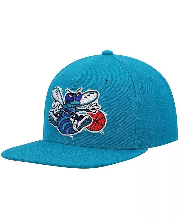 

Мужская бирюзовая кепка Charlotte Hornets Hardwood Classics Team Ground 2.0 Snapback Mitchell & Ness