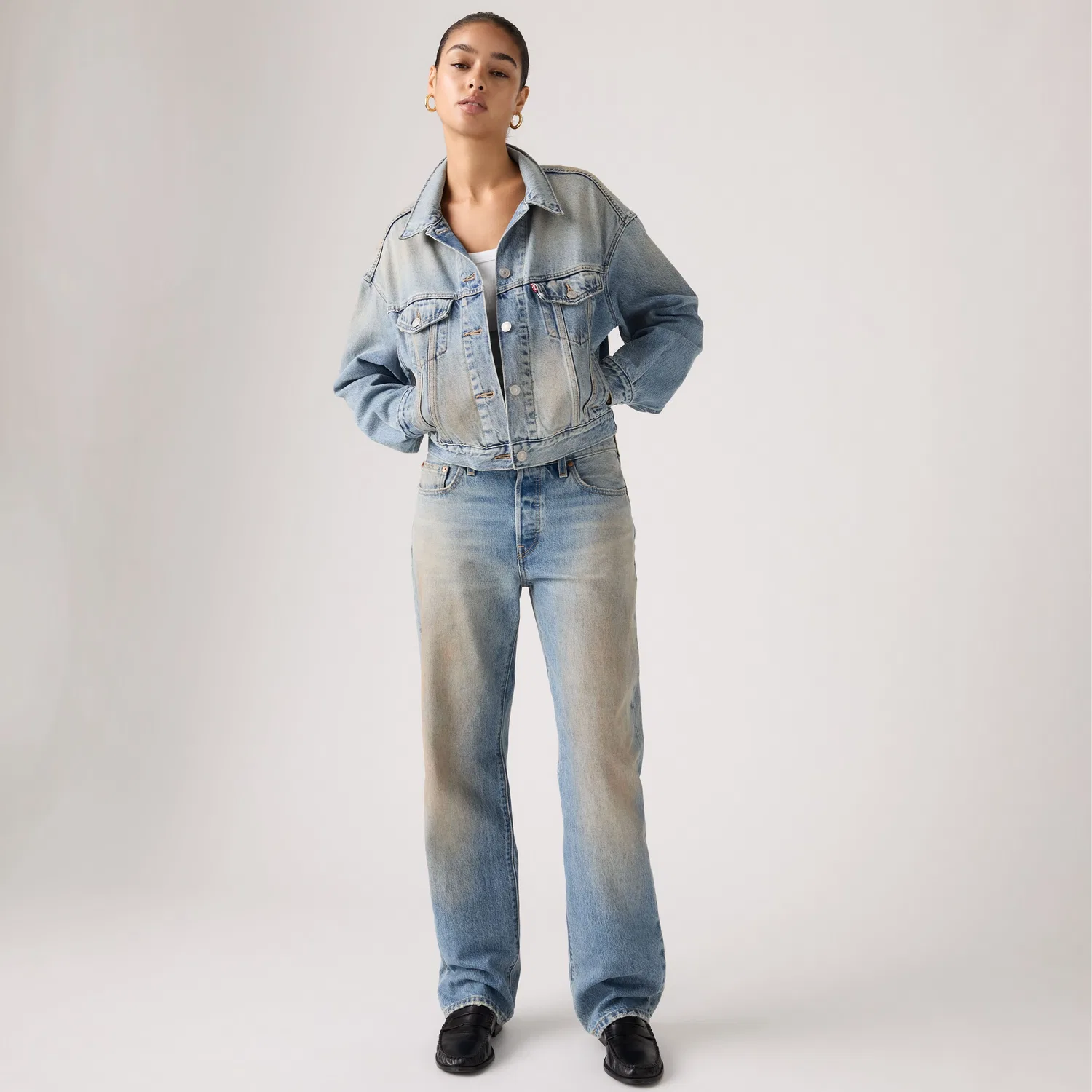 Женские джинсы 501 90-х годов Levi's, Medium Wash