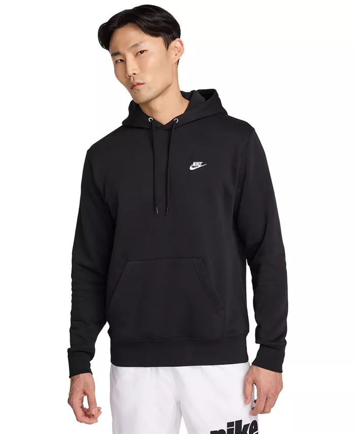 

Клубный мужской лого-худи из флиса Nike, черный