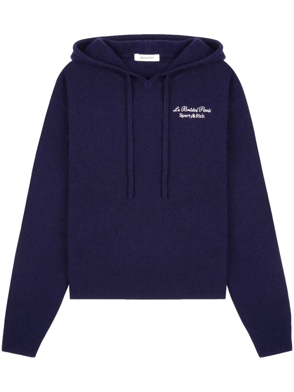 

Кашемировое худи Faubourg Sporty & Rich, синий