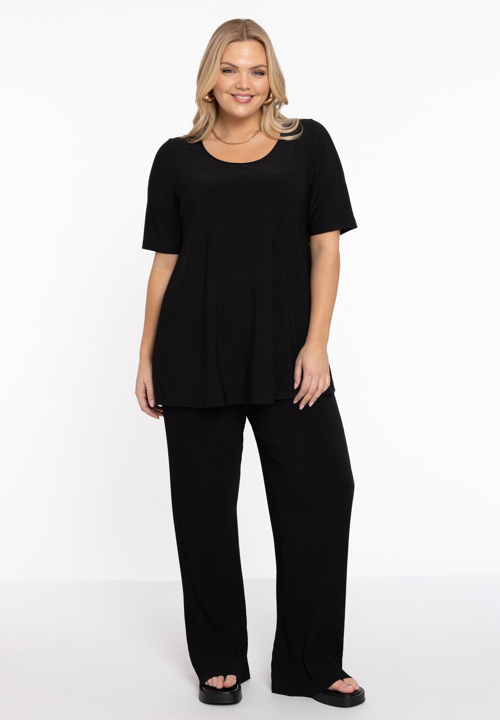 

Брюки PLEATED YOEK, черный