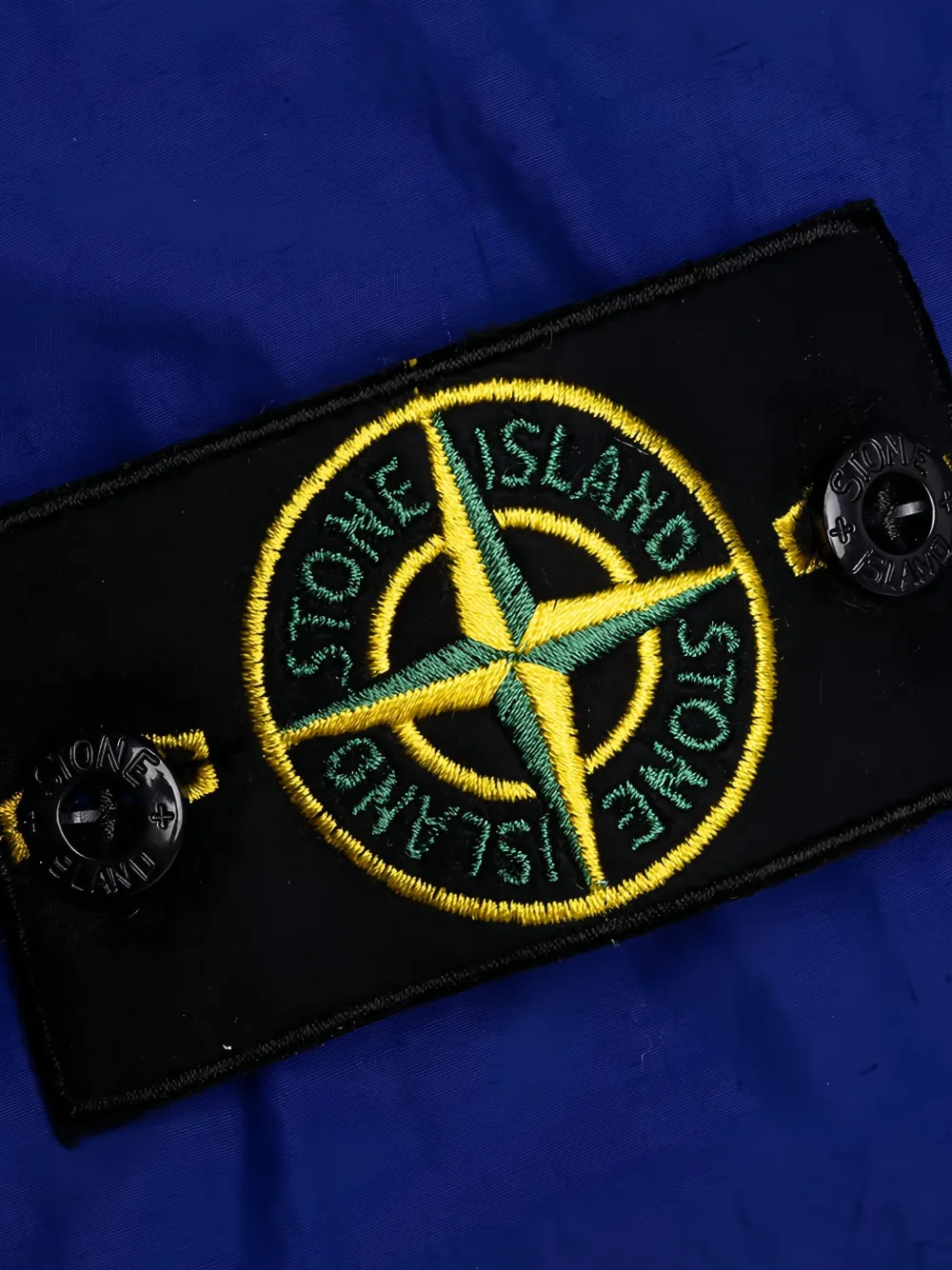 Куртка с клапанами и значком компаса Stone Island, синий — фото 4
