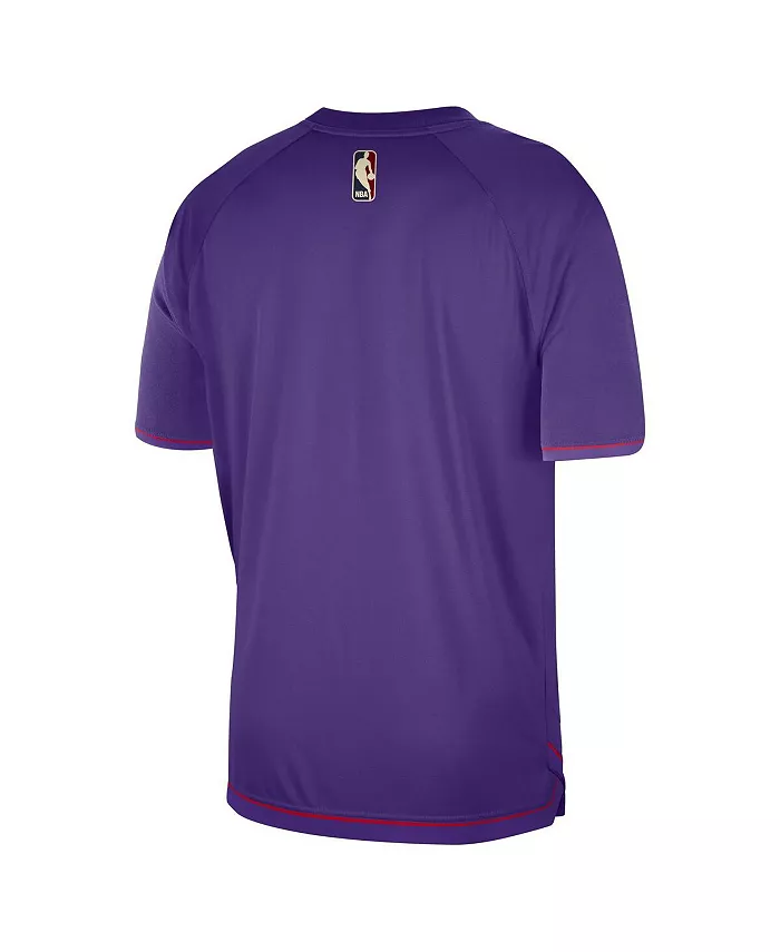 Мужская футболка для разминки Toronto Raptors 2024/25 Classic Edition, фиолетовая Nike — фото 3