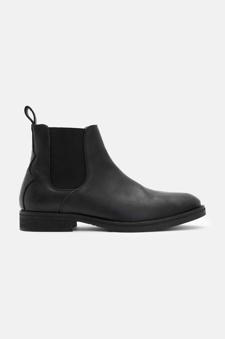

Кожаные ботинки челси AllSaints Creed Boot, черный