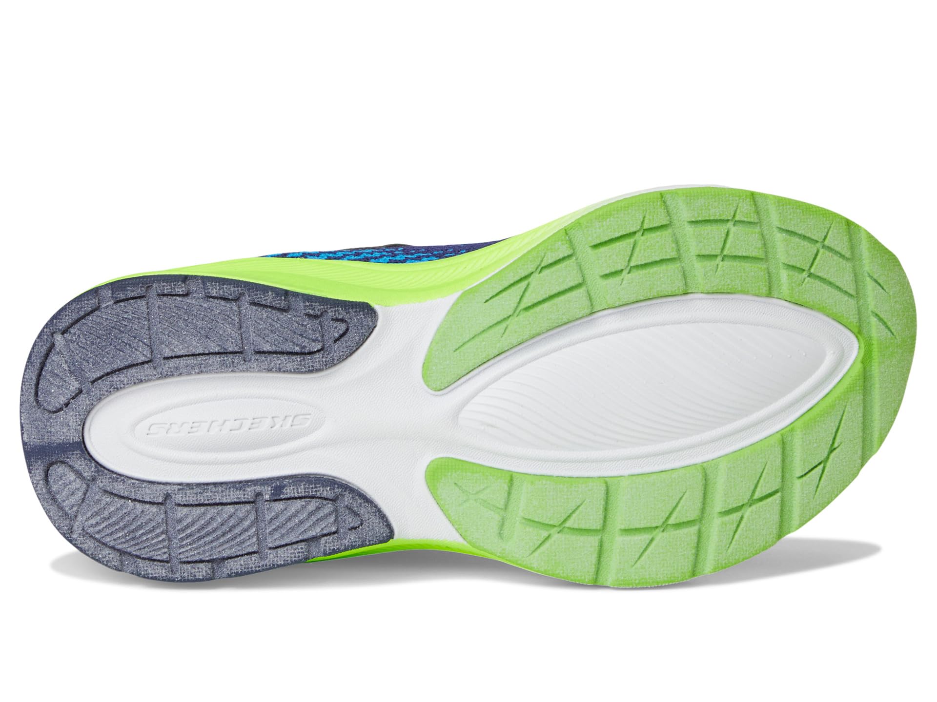Кроссовки SKECHERS KIDS Elite Sport Stride 403952L, Navy/Lime — фото 3