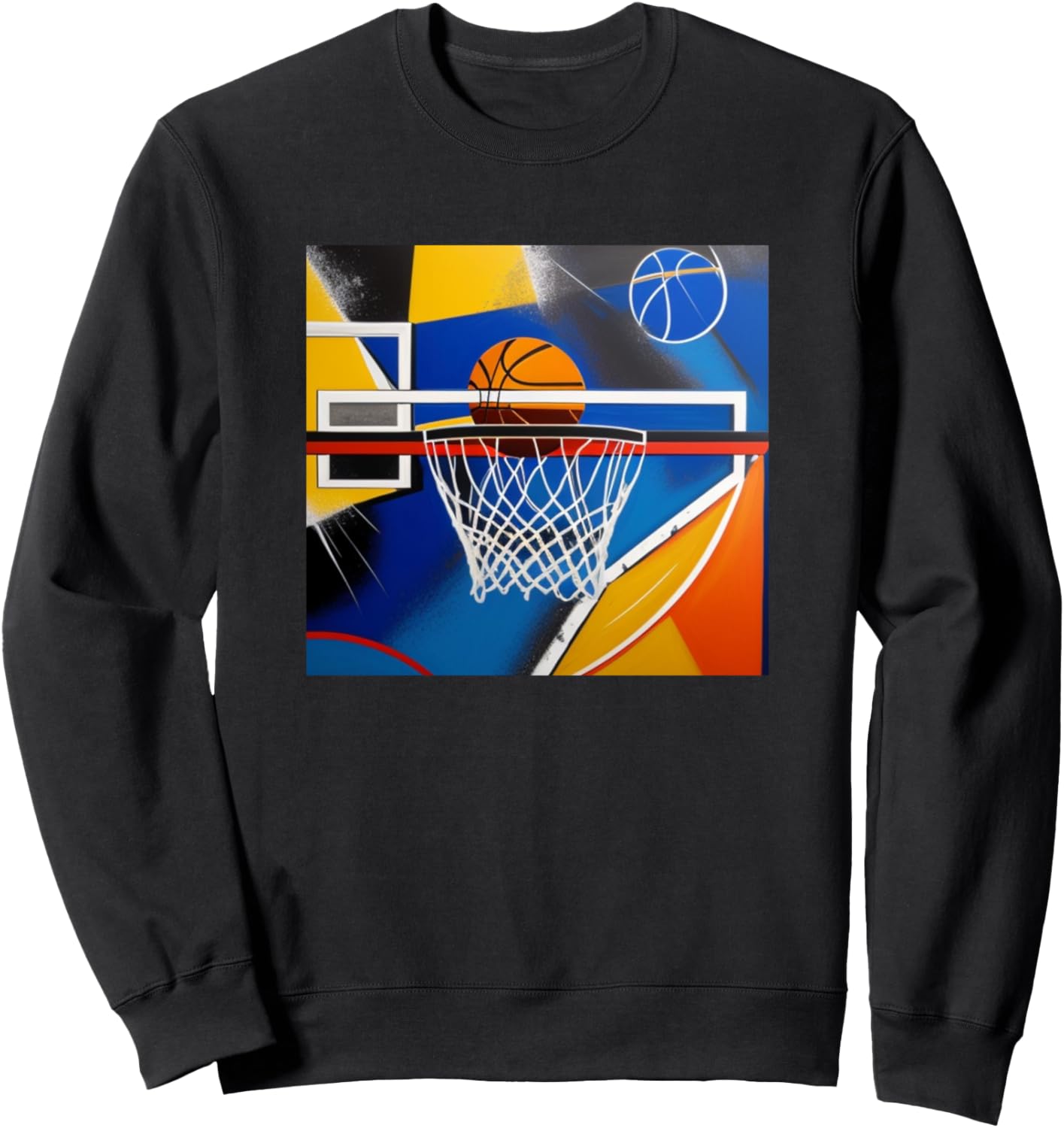 

Толстовка для любителей баскетбола Basketball Hoop - Sport Gift Men Women Kids Boys, черный