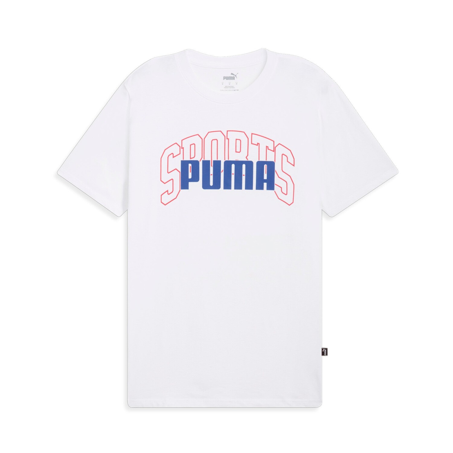 

Мужская футболка с логотипом PUMA Collegiate, белый