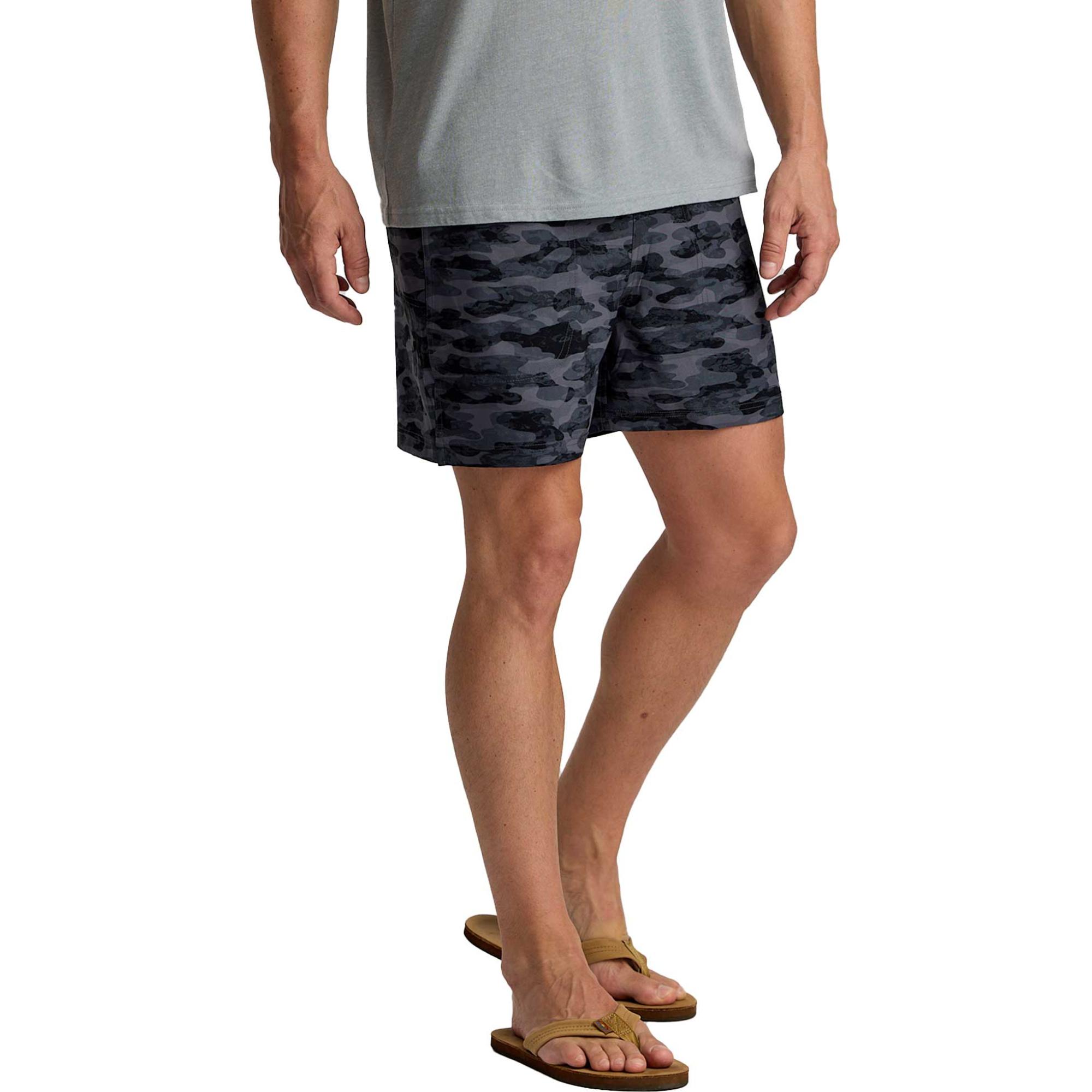 

Мужские шорты на подкладке Active Breeze, размер 5,5. Free Fly, Seasmoke Camo Black