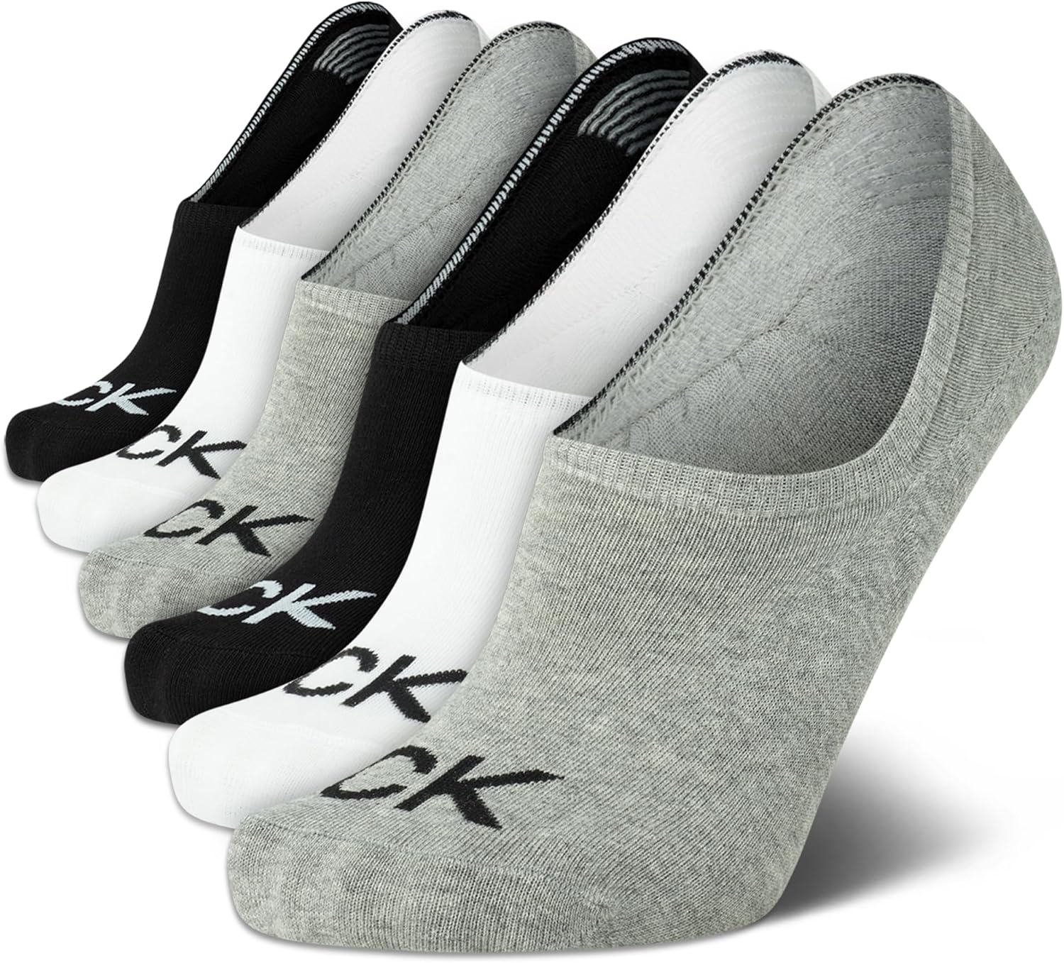 

Мужские носки Calvin Klein Liner, 6 пар, мягкие, нескользящие, непромокаемые, с кроссовками, ультракороткие, для мужчин (7-12), Assorted - Low