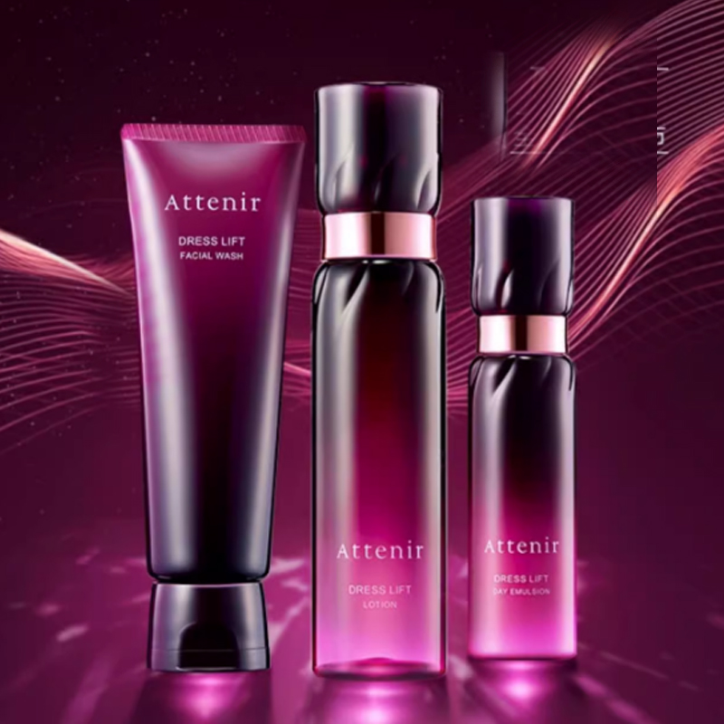 Набор для ухода за кожей лица Facial Shaping Skincare Sets: увлажнение и питание, 120 г + 60 мл + 150 мл Attenir, three-piece set: tightening cleanser 120g+lotion 60ml+toner 150ml — фото 3