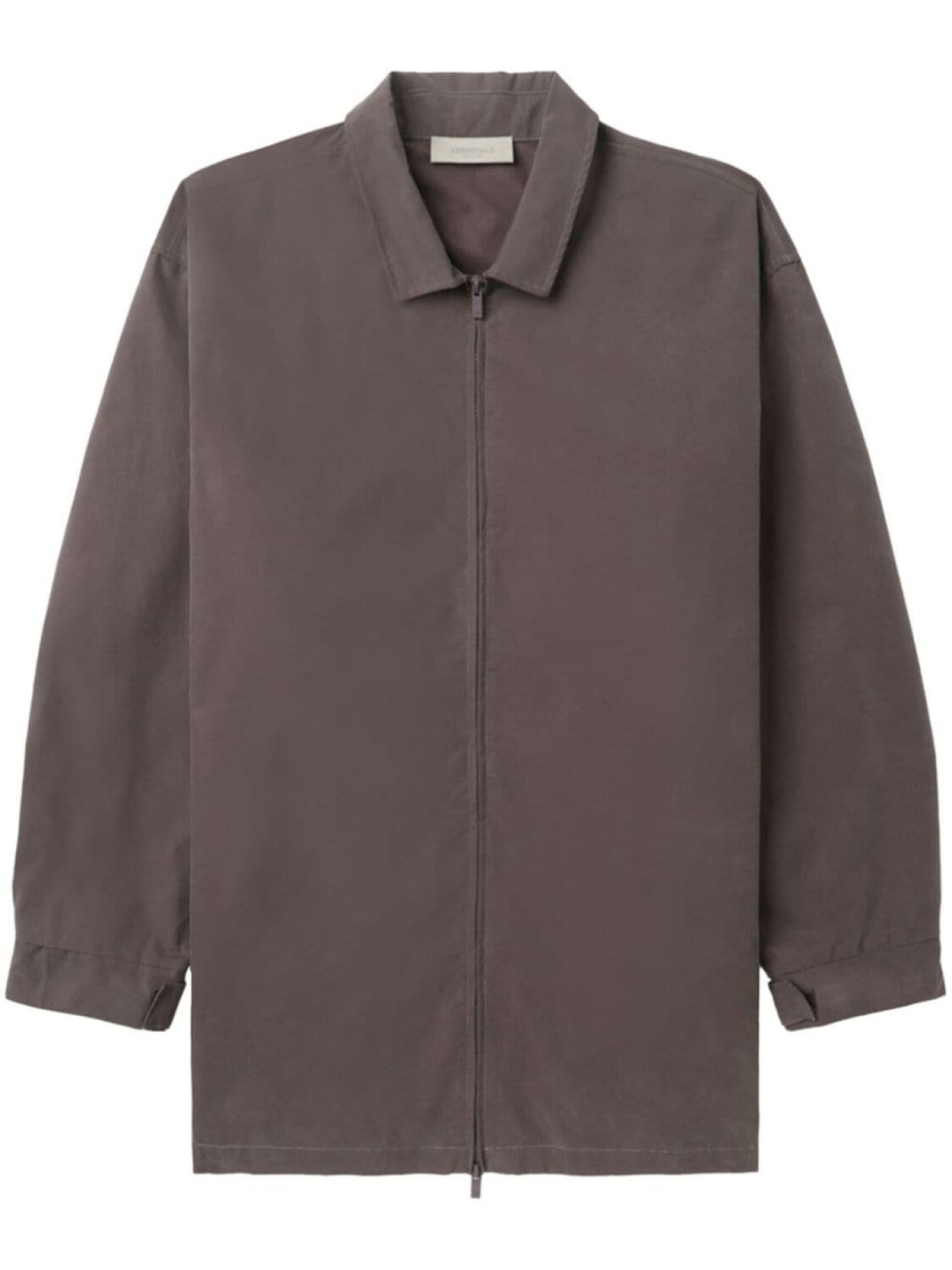 

FEAR OF GOD ESSENTIALS куртка-рубашка на молнии, фиолетовый
