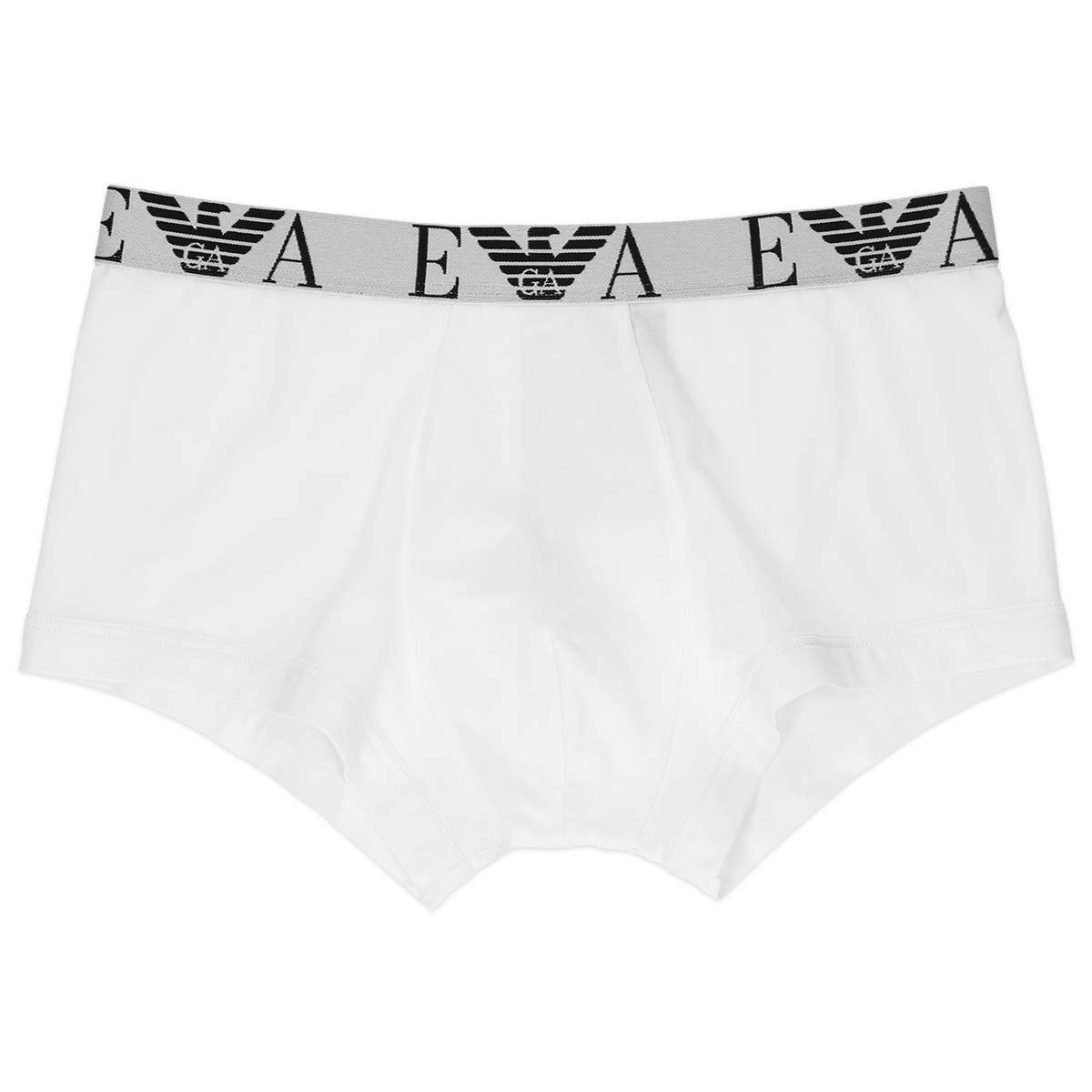 Боксерские шорты BOLD MONOGRAM из эластичного хлопка. Emporio Armani, 90. White
