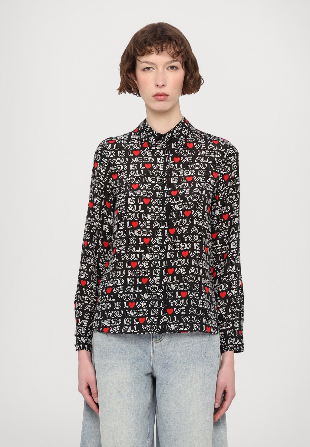 

Блузка на пуговицах WILLA Alice + Olivia, мультиколор