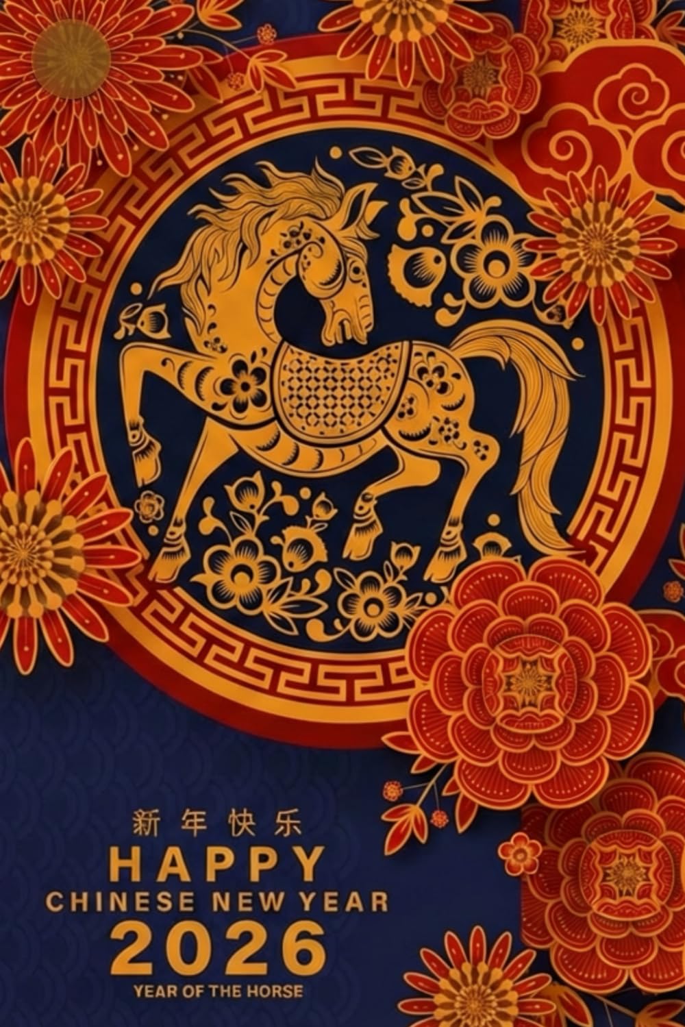 

Happy Chinese New Year 2026 / Year of The Horse (Independently published)