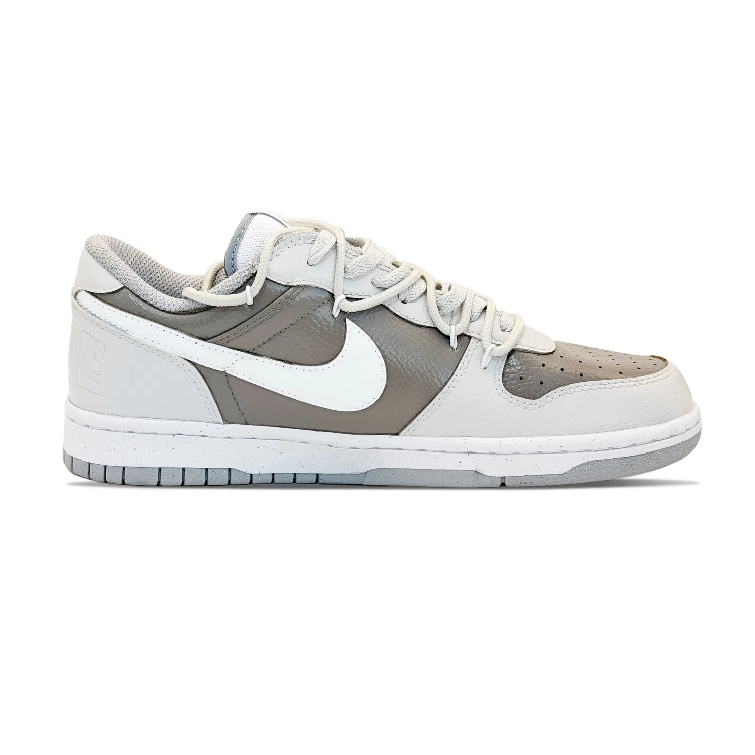 Кроссовки скейтбординг Nike Big Low серо-коричневые — фото 3