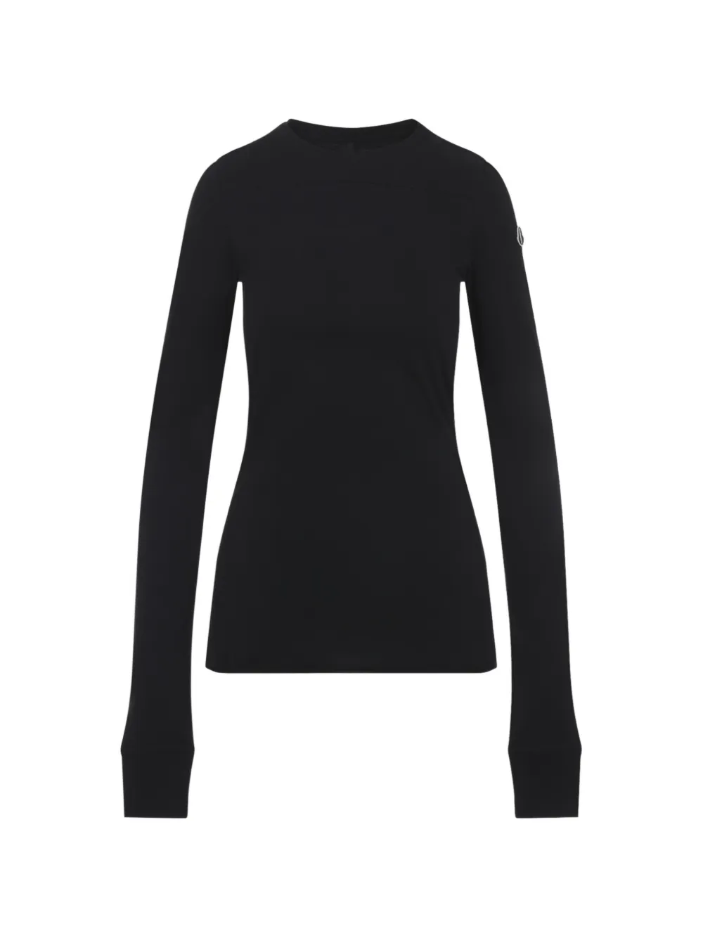 

Хлопковый лонгслив Moncler + Rick Owens, черный