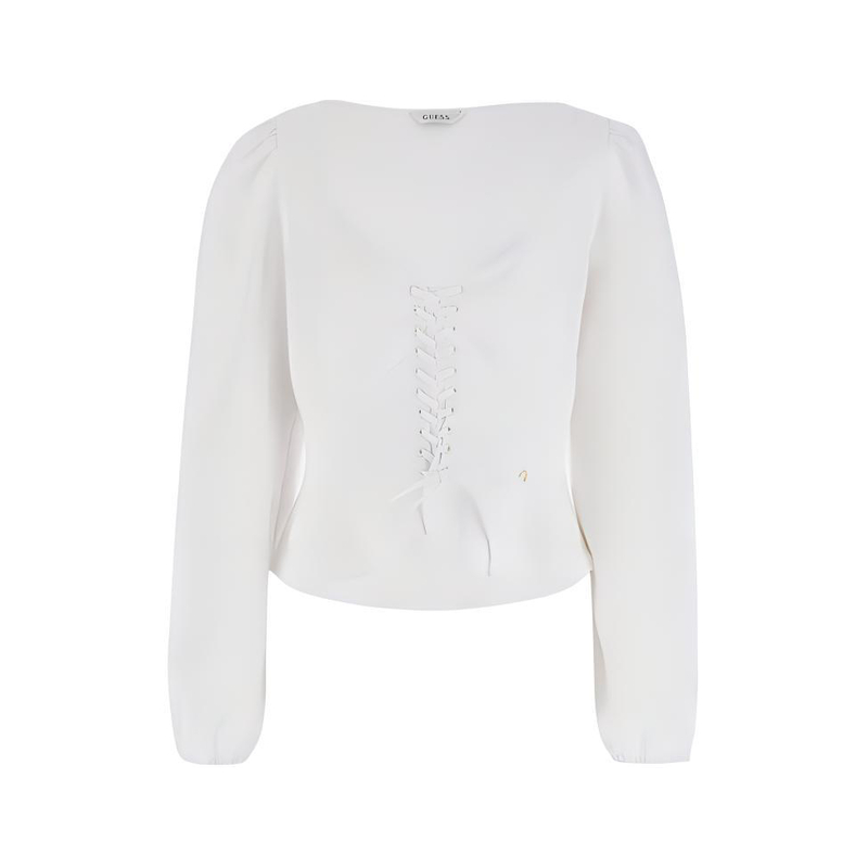 

GUESS Футболка Women's G011 White V-образный вырез, приталенная, Белый, GUESS Футболка Women's G011 White V-образный вырез, приталенная