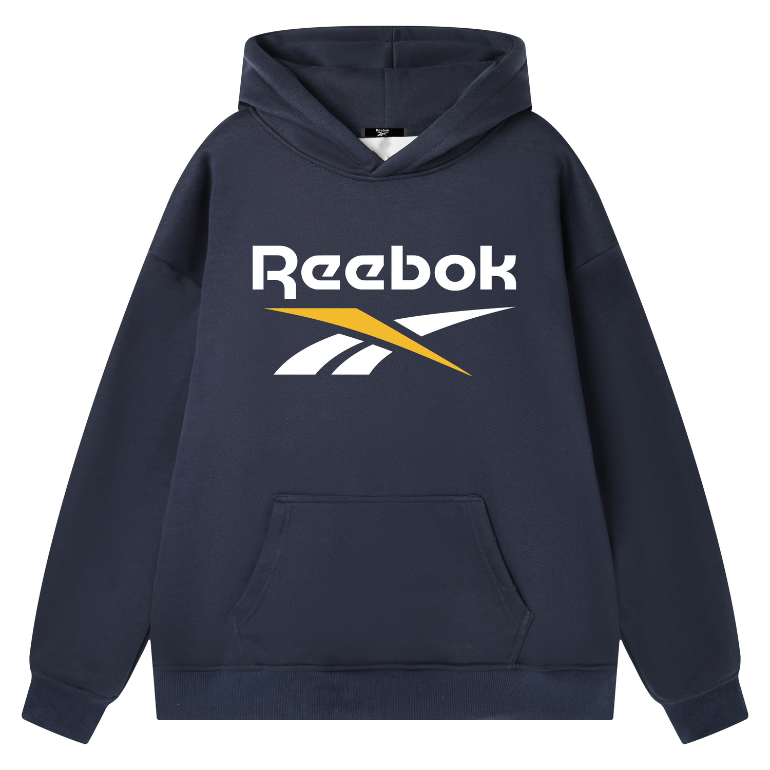 

Толстовки Unisex Hooded Moderate Reebok, темно-синий[fleece-lined and thickened]