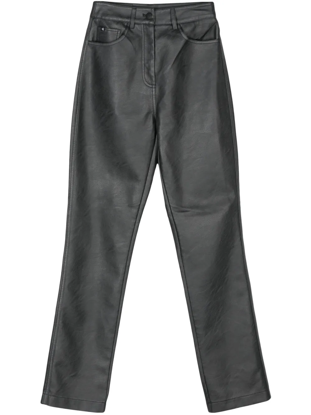 

Брюки с завышенной талией Calvin Klein Jeans, черный