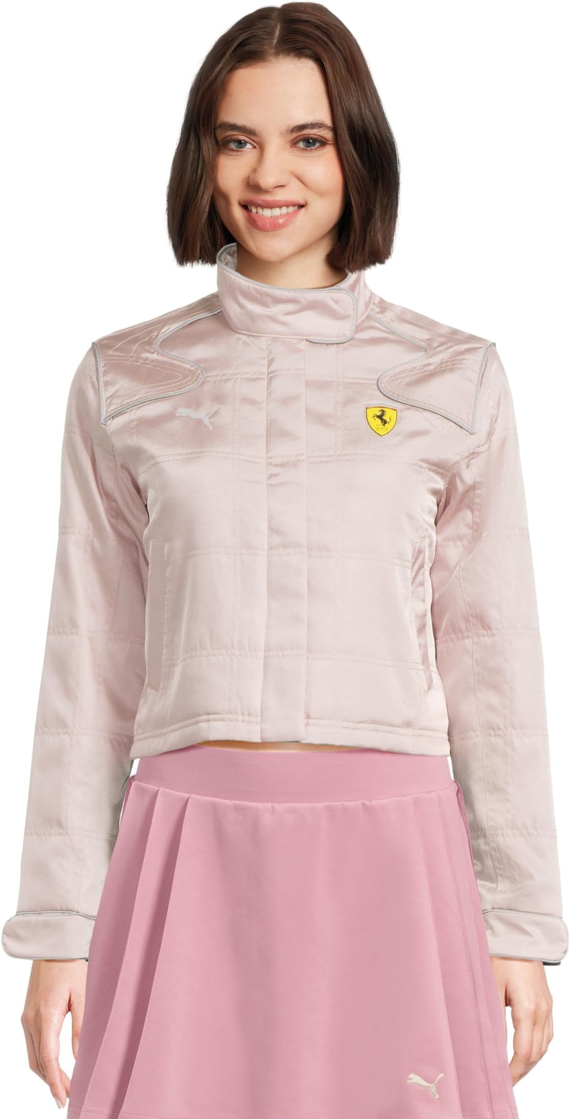 

Куртка PUMA Scuderia Ferrari Premium Racing Jacket, цвет Mauve Mist