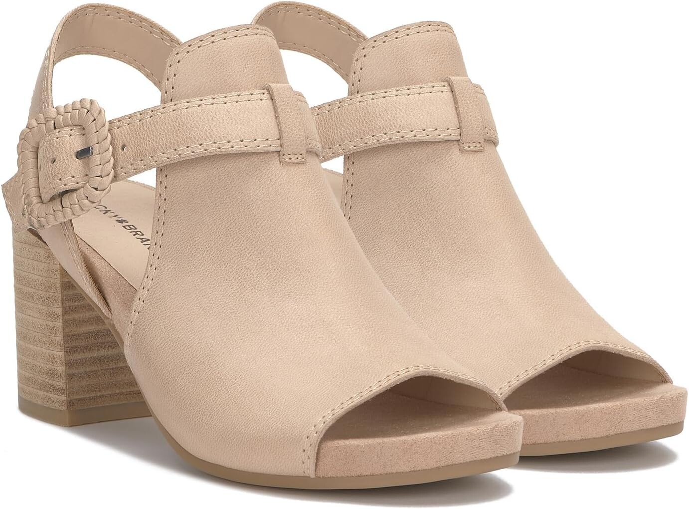 

Сандалии Lucky Brand Juliane Cutout Heeled Sandal, цвет Cannellini
