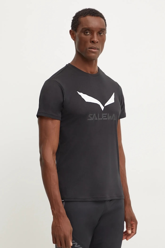 

Футболка спортивная Solidlogo Salewa, черный