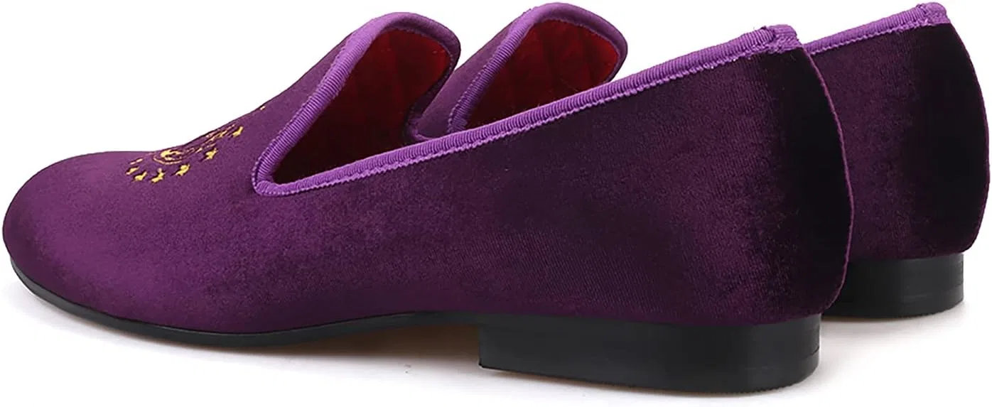 Лоферы вельветовые HI&HANN Purple — фото 4