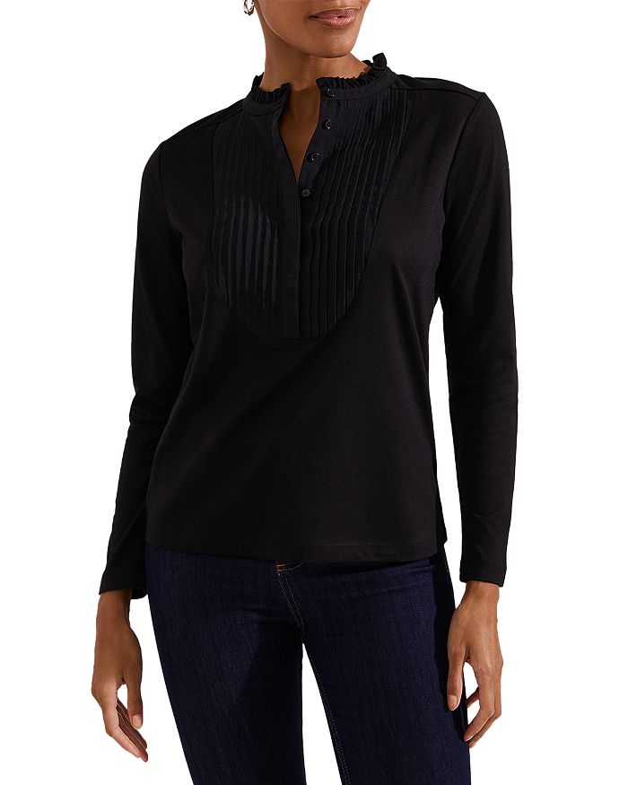 

Топ Rae Pintuck HOBBS LONDON, черный