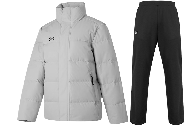 

Повседневный спортивный костюм мужской Under Armour, clothing sets (светло-серый+черный)