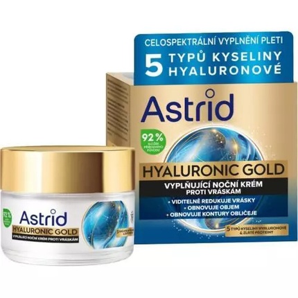 

Крем Anti-Wrinkle Filling Night Cream With Gold Proteins Hyaluronic Gold - 50 Ml